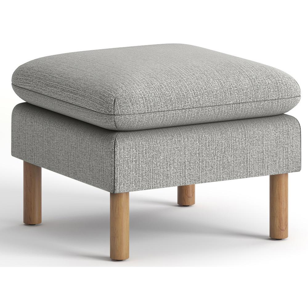 HON Parkwyn Ottoman - Material: Fabric - Finish: Gray. Picture 1