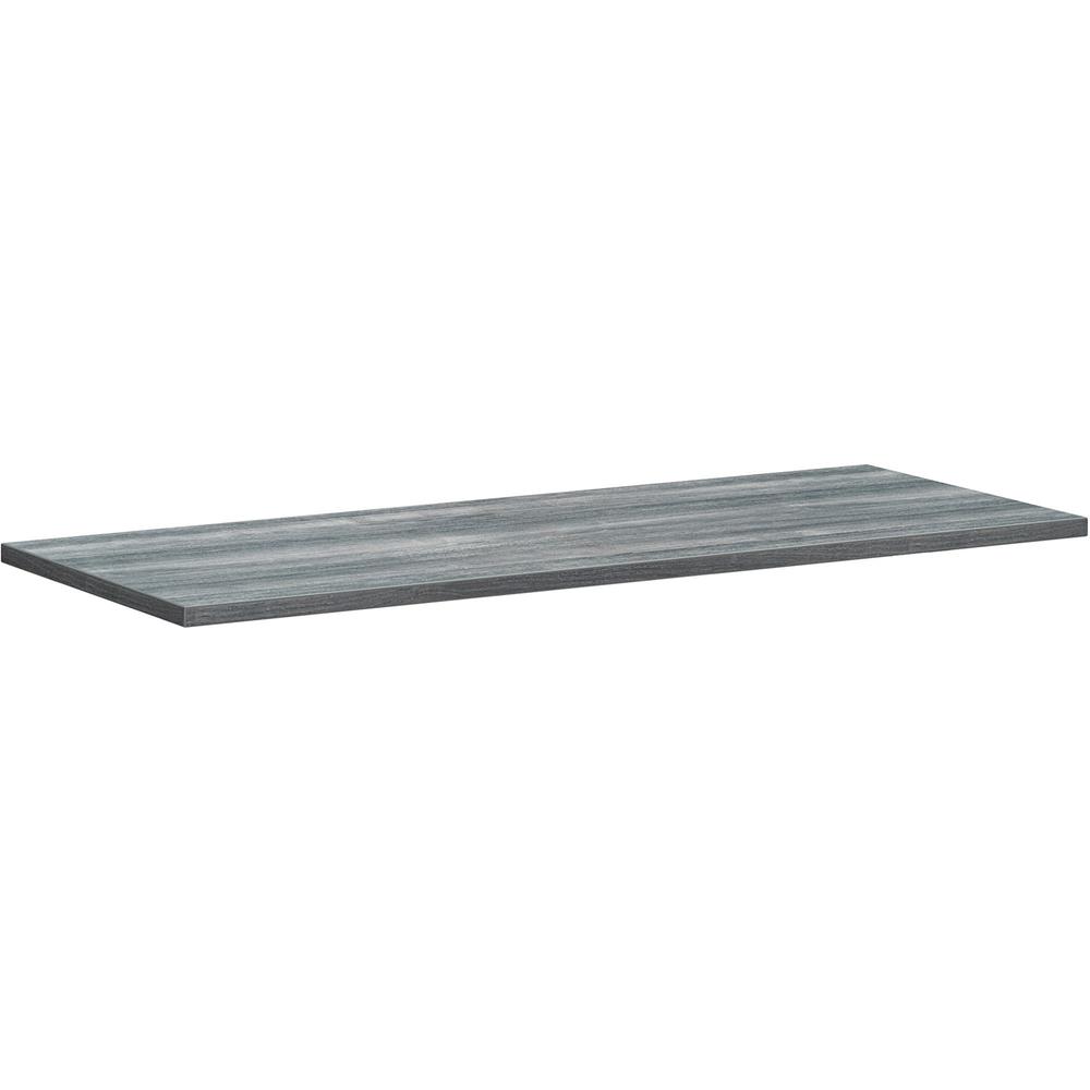 HON Motivate Tabletop - 1.1" Top, 60" x 24" - Sterling Ash Table Top - Durable - For Office. Picture 1