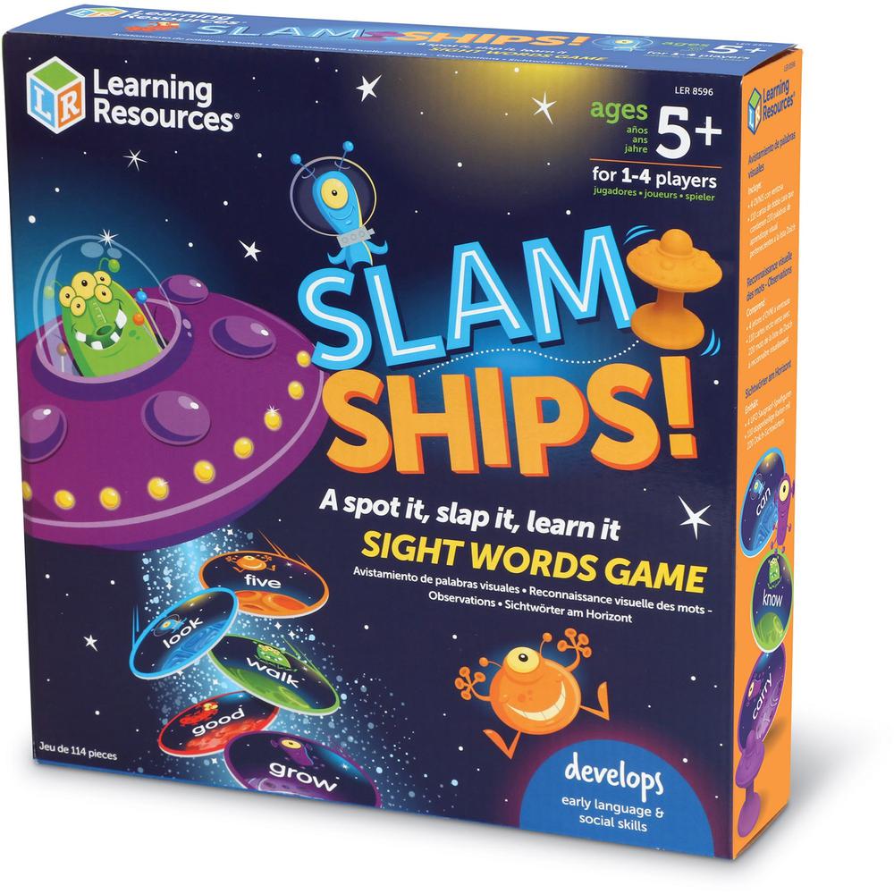 Learning Resources Slam Ships! Sight Words Game - Theme/Subject: Learning - Skill Learning: Sight Words, Word Recognition, Reading, Vocabulary, Spelling - 5-8 Year. Picture 1
