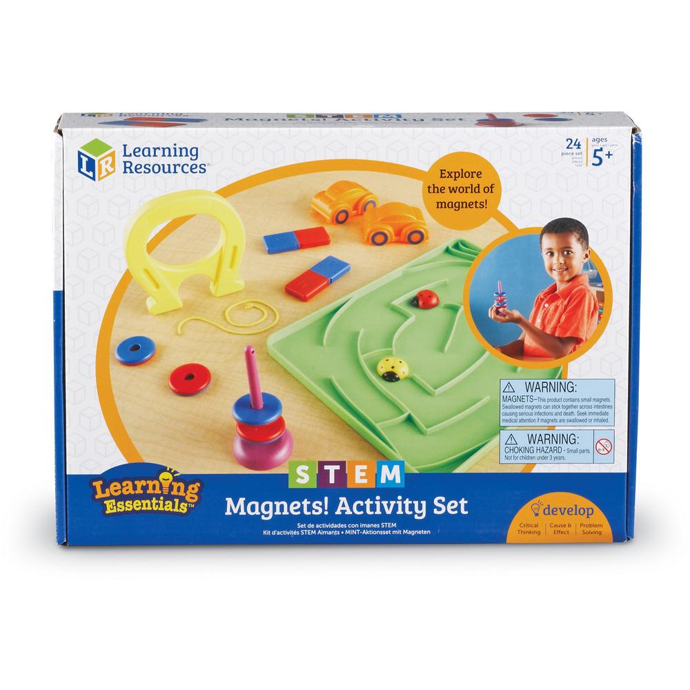 Learning Resources STEM Magnets Activity Set - Theme/Subject: Fun - Skill Learning: STEM, Exploration - 5-9 Year - 1 Each. Picture 1