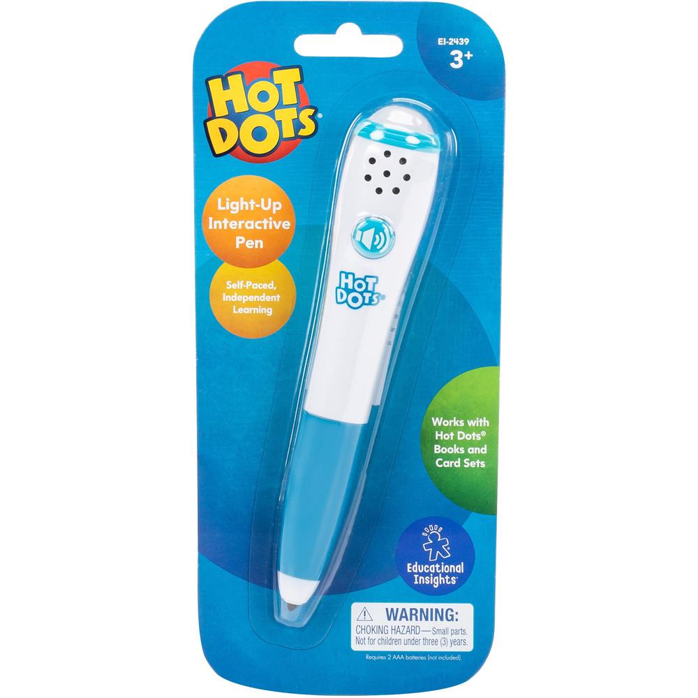 Hot Dots Light-Up Interactive Pen - Theme/Subject: Fun - Skill Learning: Sound, Audio Feedback, Visual, Light - 3-7 Year. Picture 1