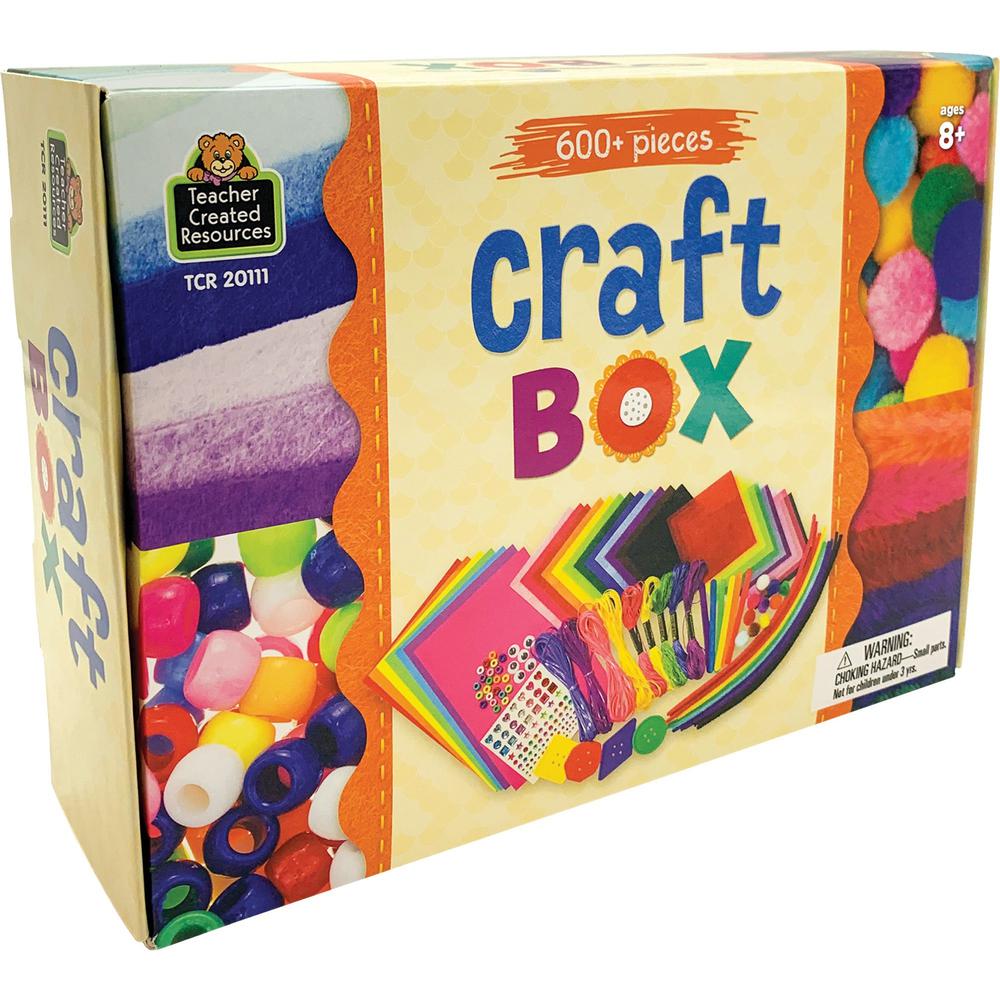 Teacher Created Resources Craft Box - Crafting, Artwork - 600 Piece(s) - 1 Each - Multi - Felt. The main picture.