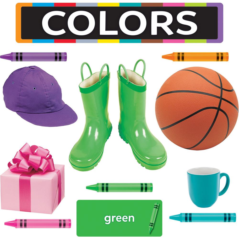 Trend Colors All Around Us Learning Set - Learning Theme/Subject - Durable, Reusable, Sturdy - Multi - 1 Each. Picture 1