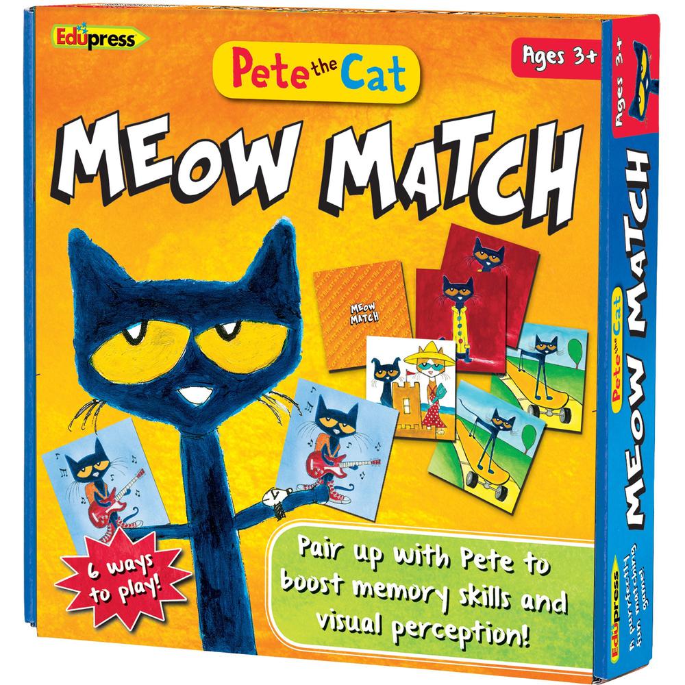 Teacher Created Resources Pete The Cat Meow Match Game - Matching - 1 Each. Picture 1