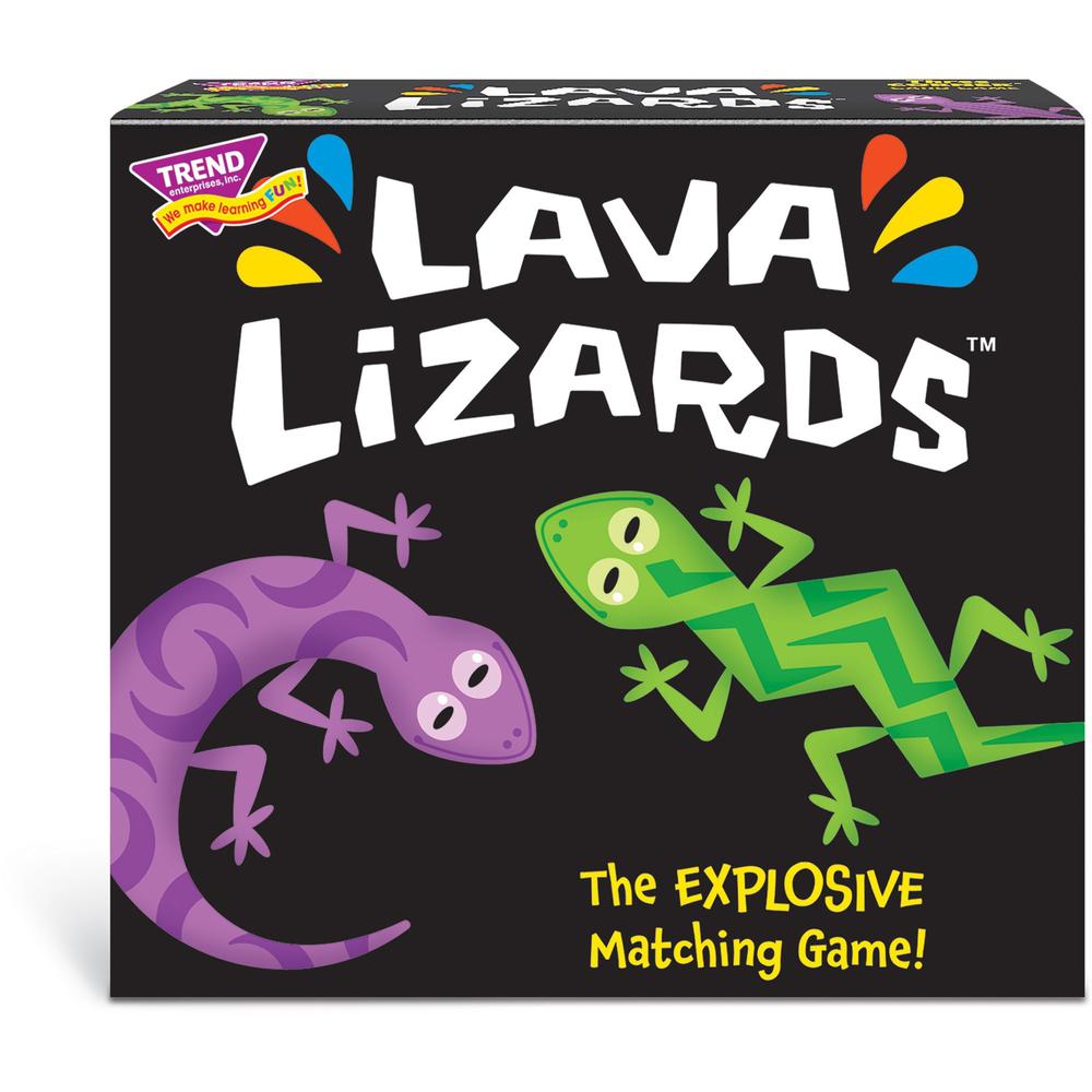 Trend Lava Lizards Three Corner Card Game - Matching - 1 to 4 Players - 1 Each. Picture 1