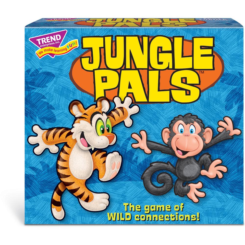 Trend Jungle Pals Three Corner Card Game - Matching - 2 to 4 Players - 1 Each. Picture 1