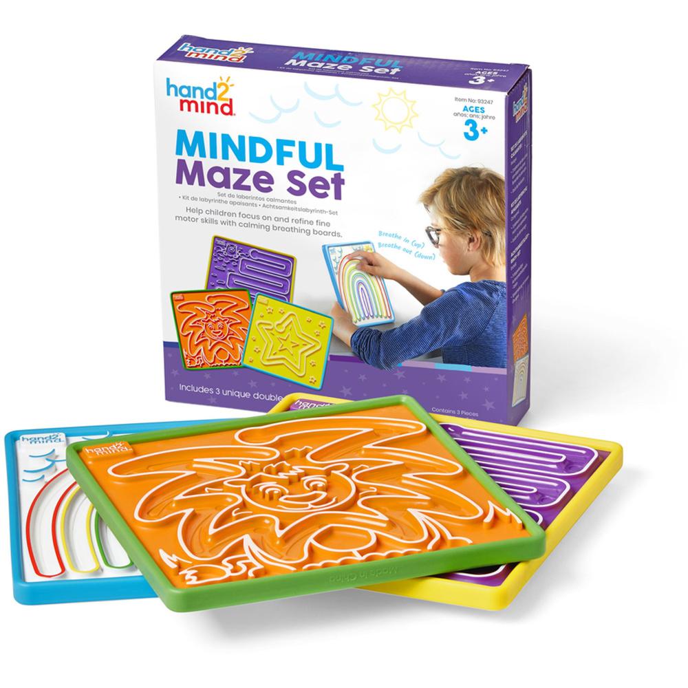 Learning Resources Hand2Mind Mindful Maze Set - Creative - 1 Each. Picture 1