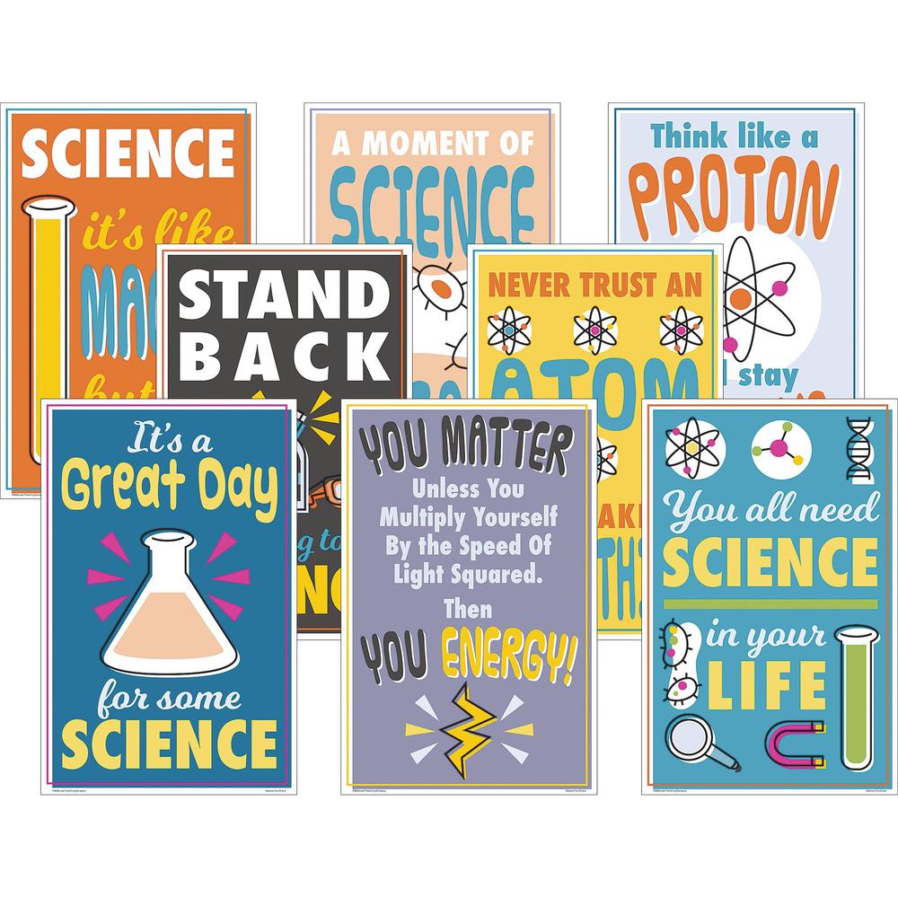 Teacher Created Resources Science Fun Posters - 11" Width - Multi. Picture 1