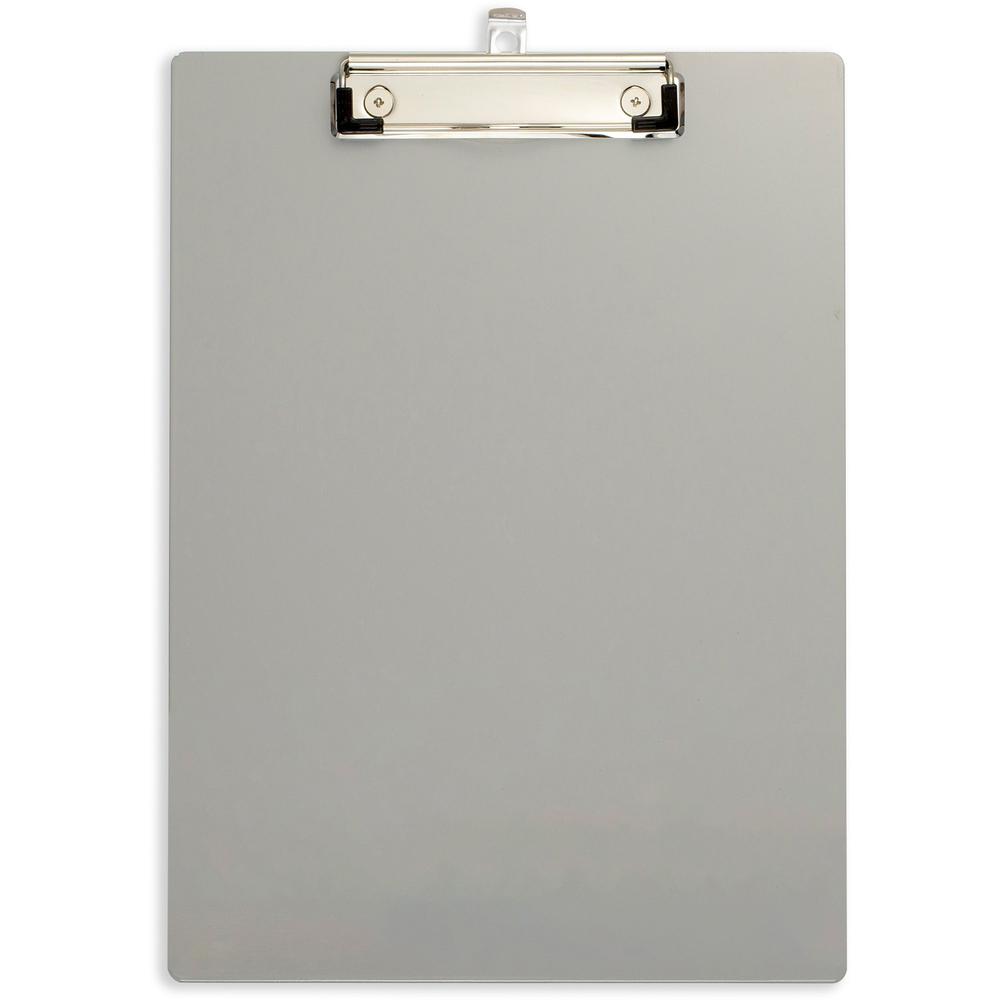 Officemate Magnetic Clipboard, Aluminum - Aluminum - Gray - 1 Each. Picture 1