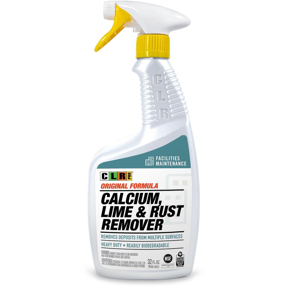 CLR Pro Calcium, Lime & Rust Remover - 32 fl oz (1 quart) - 1 Bottle - Fast Acting, Anti-septic, Phosphate-free, Bleach-free - Clear. Picture 1