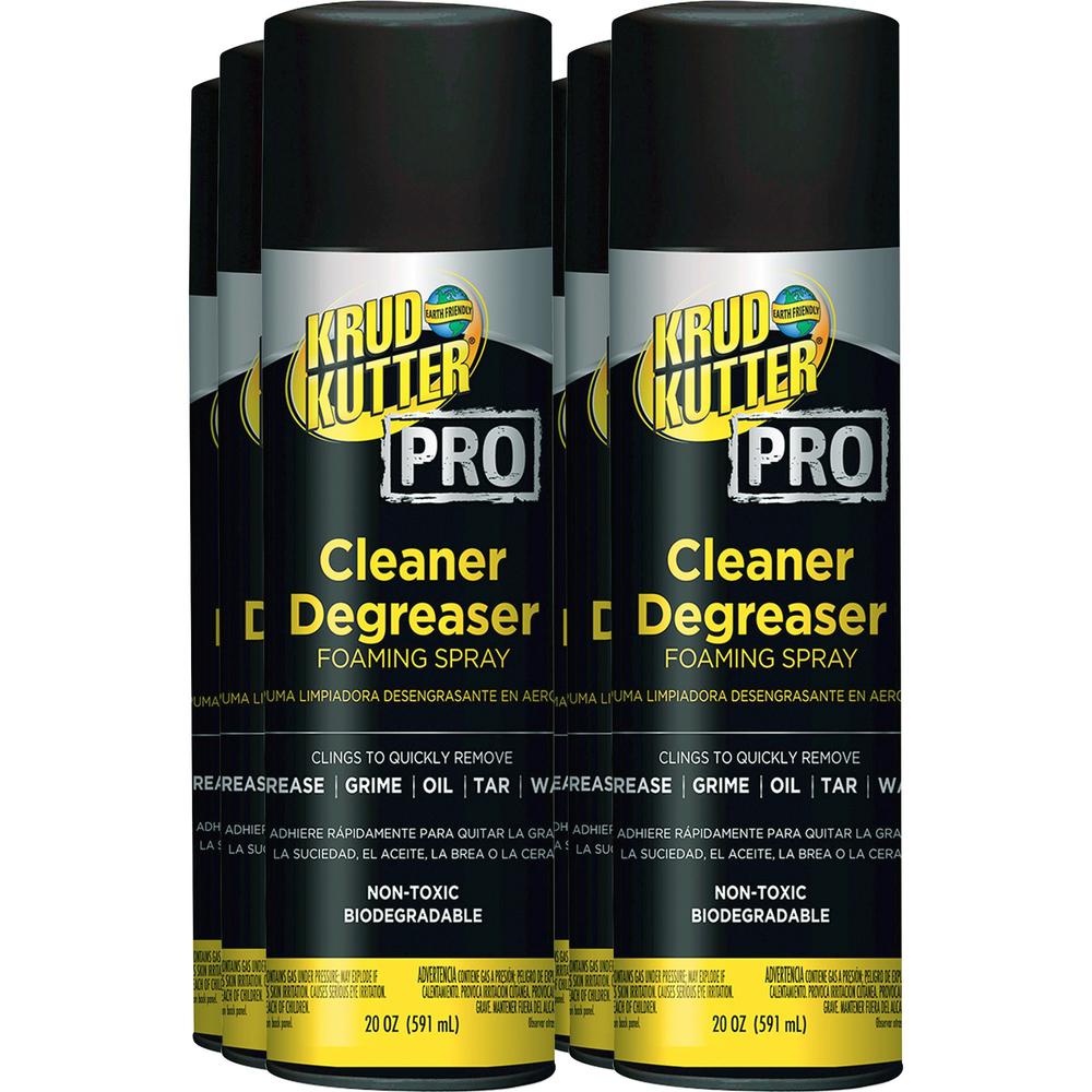 Krud Kutter PRO Cleaner Degreaser - Concentrate - 20 fl oz (0.6 quart) - 6 / Carton - Heavy Duty, Chemical-free, Residue-free - Clear. Picture 1