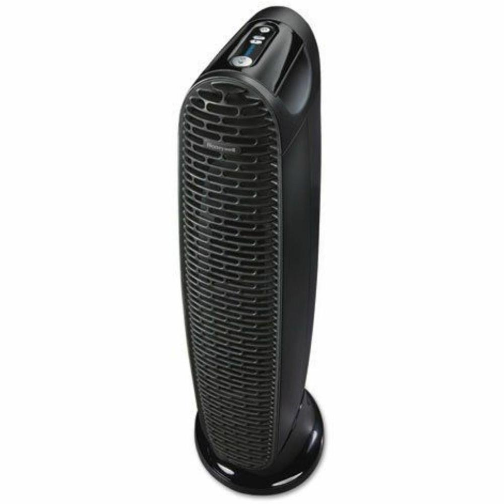 Honeywell QuietClean Tower Air Purifier - 170 Sq. ft. - Black. Picture 1