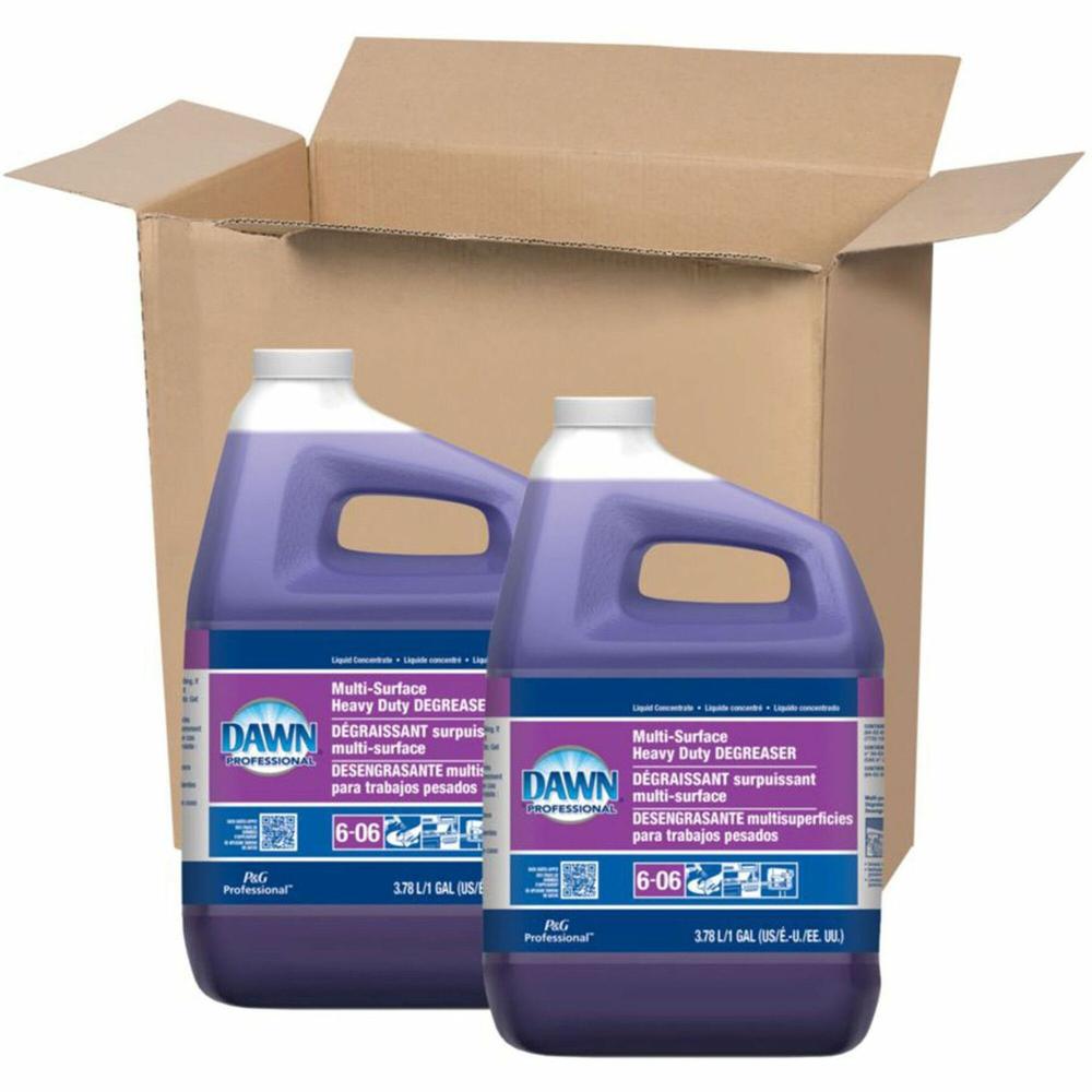 Dawn Professional Heavy Duty Degreaser - Ready-To-Use - 128 fl oz (4 quart) - 2 / Carton - Heavy Duty, Caustic-free, Non-flammable, Phosphate-free - Purple. Picture 1
