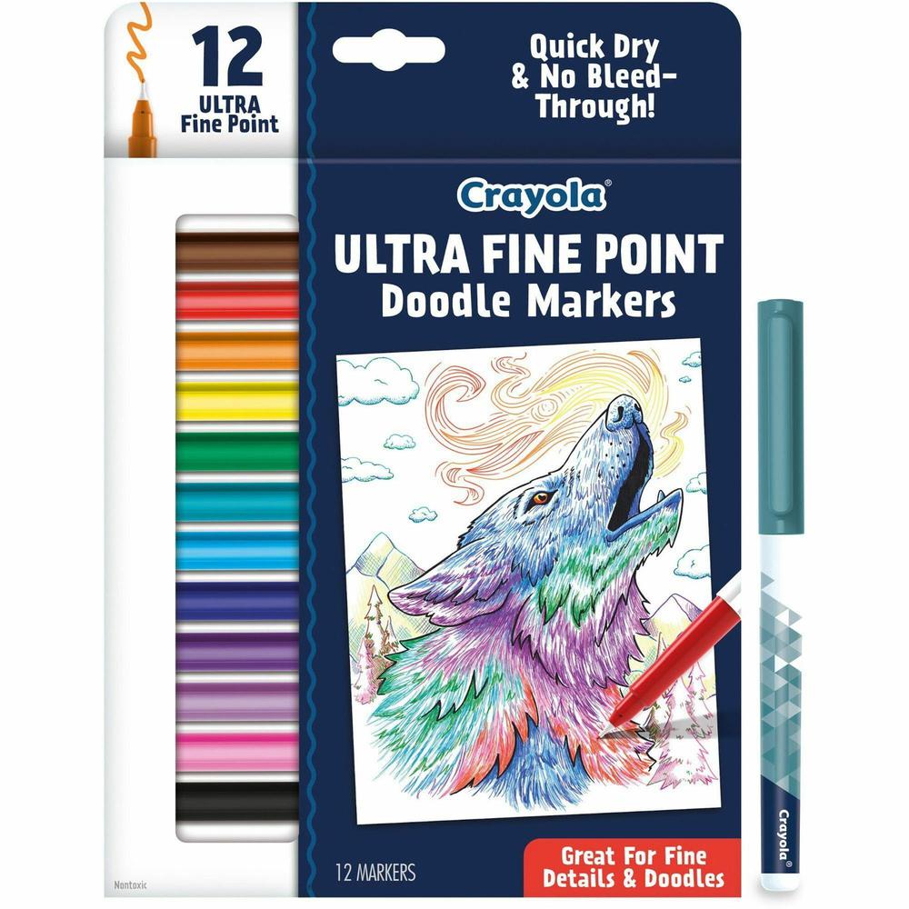 Crayola Doodle Markers - Multi - 1 Pack. Picture 1