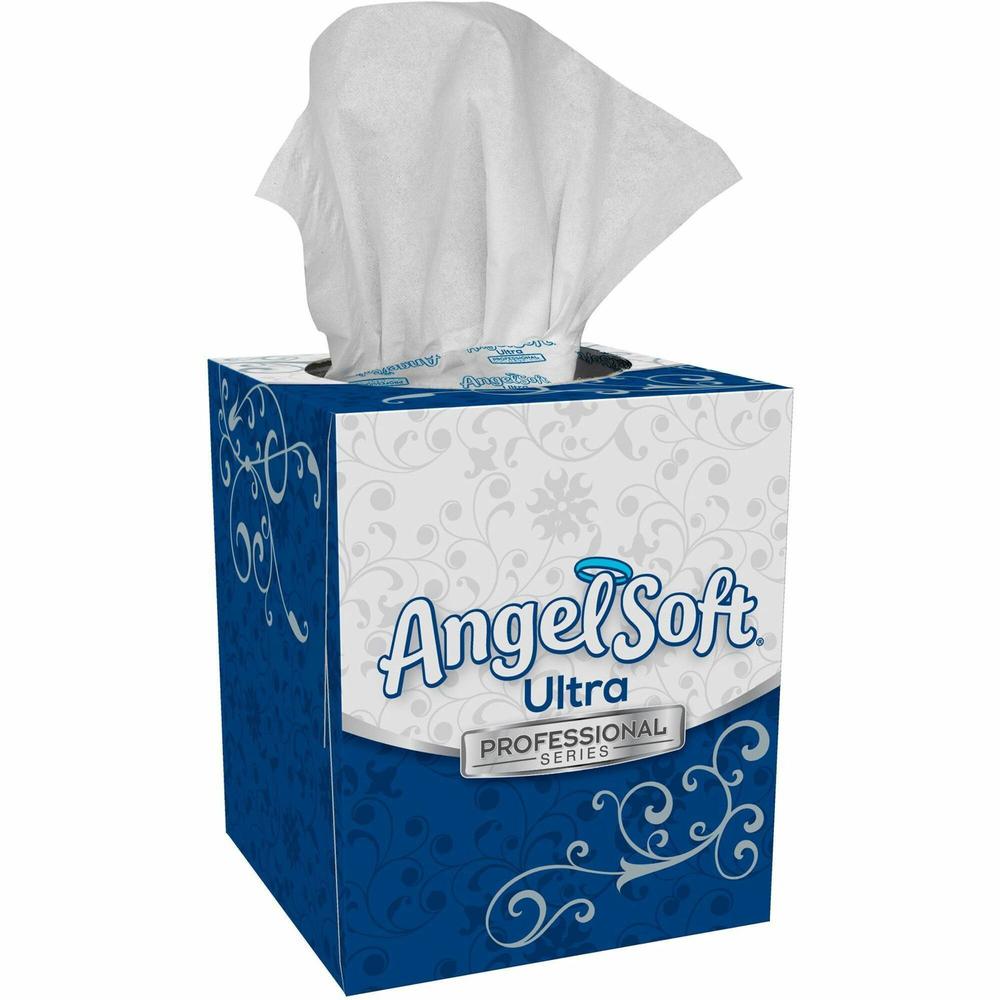 Angel Soft Professional Series Facial Tissue - 2 Ply - White - 36 / Carton. Picture 1