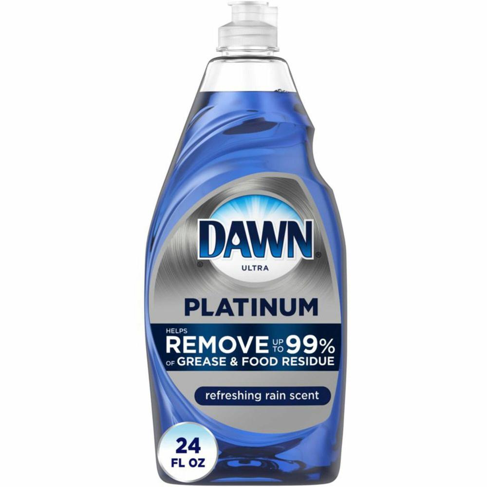 Dawn Platinum Dishwashing Soap - 24 fl oz (0.8 quart) - 10 / Carton - Blue. Picture 1