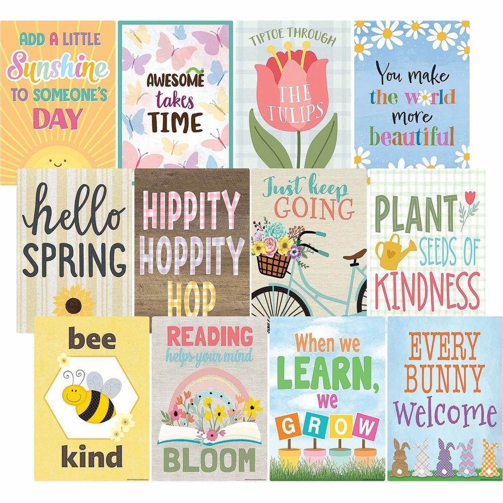 Teacher Created Resources Seasonal Classroom Posters - 11" Width x 15.8" Height - Multi. Picture 1