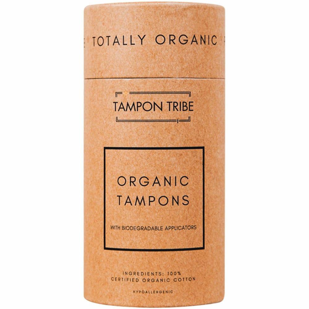 Tampon Tribe Tampon Tubes - 6 / Carton - Natural Brown - Paper. Picture 1