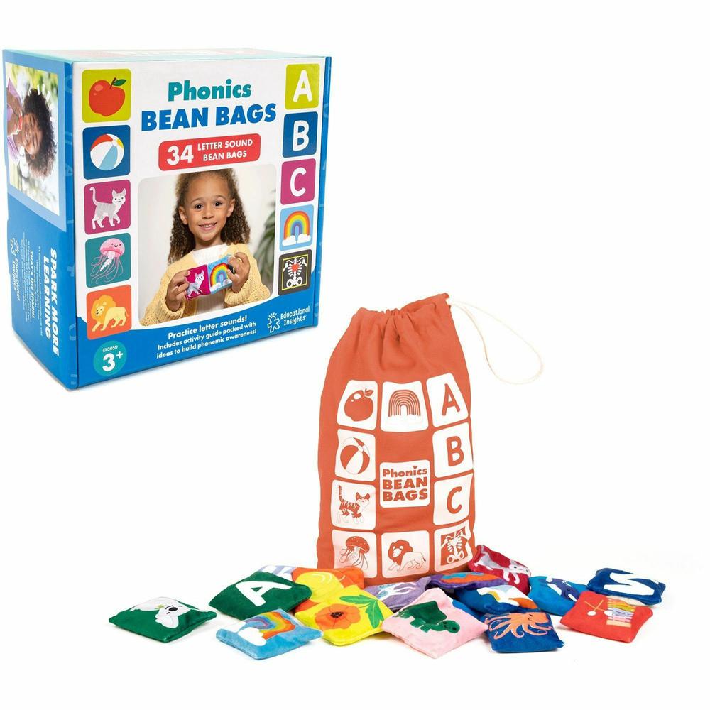 Learning Resources Phonics Bean Bag Set - Theme/Subject: Learning - Skill Learning: Letter Sound, Phonic - 3 Year & Up - Multicolor. Picture 1