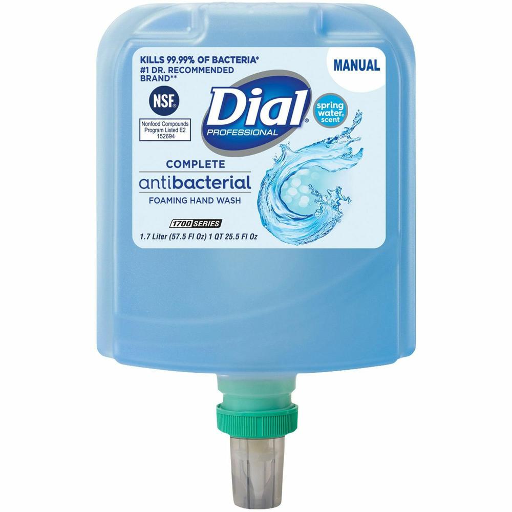 Henkel Antibacterial Foaming Hand Wash - Spring Water ScentFor - 57.5 fl oz (1700 mL) - Hand - Moisturizing - Antibacterial - Blue - 1 Each. Picture 1