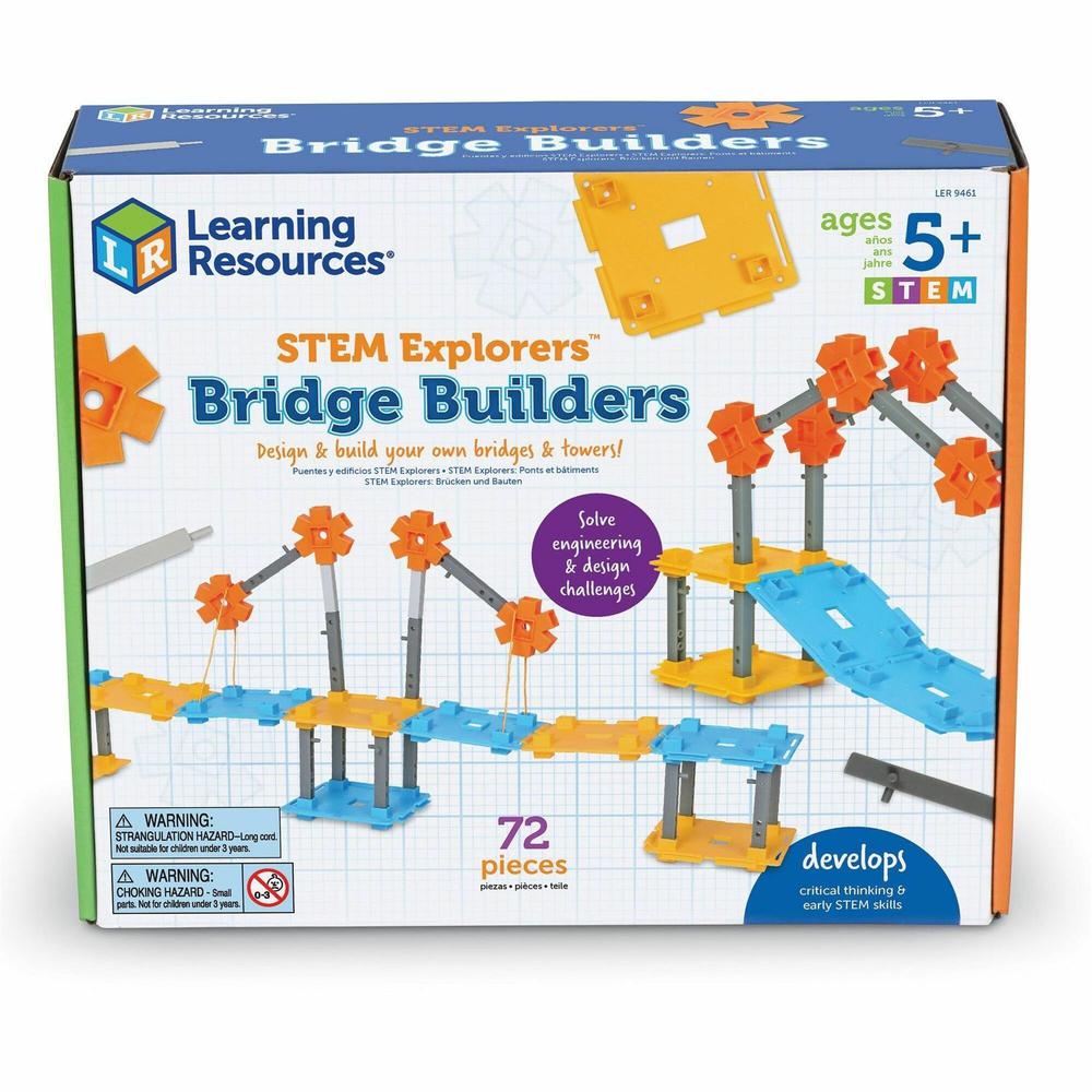 Learning Resources STEM Explorers Bridge Builders - Theme/Subject: Learning - Skill Learning: STEM, Bridge, Construction, Building, Engineering & Construction - 5-7 Year - Multi. Picture 1