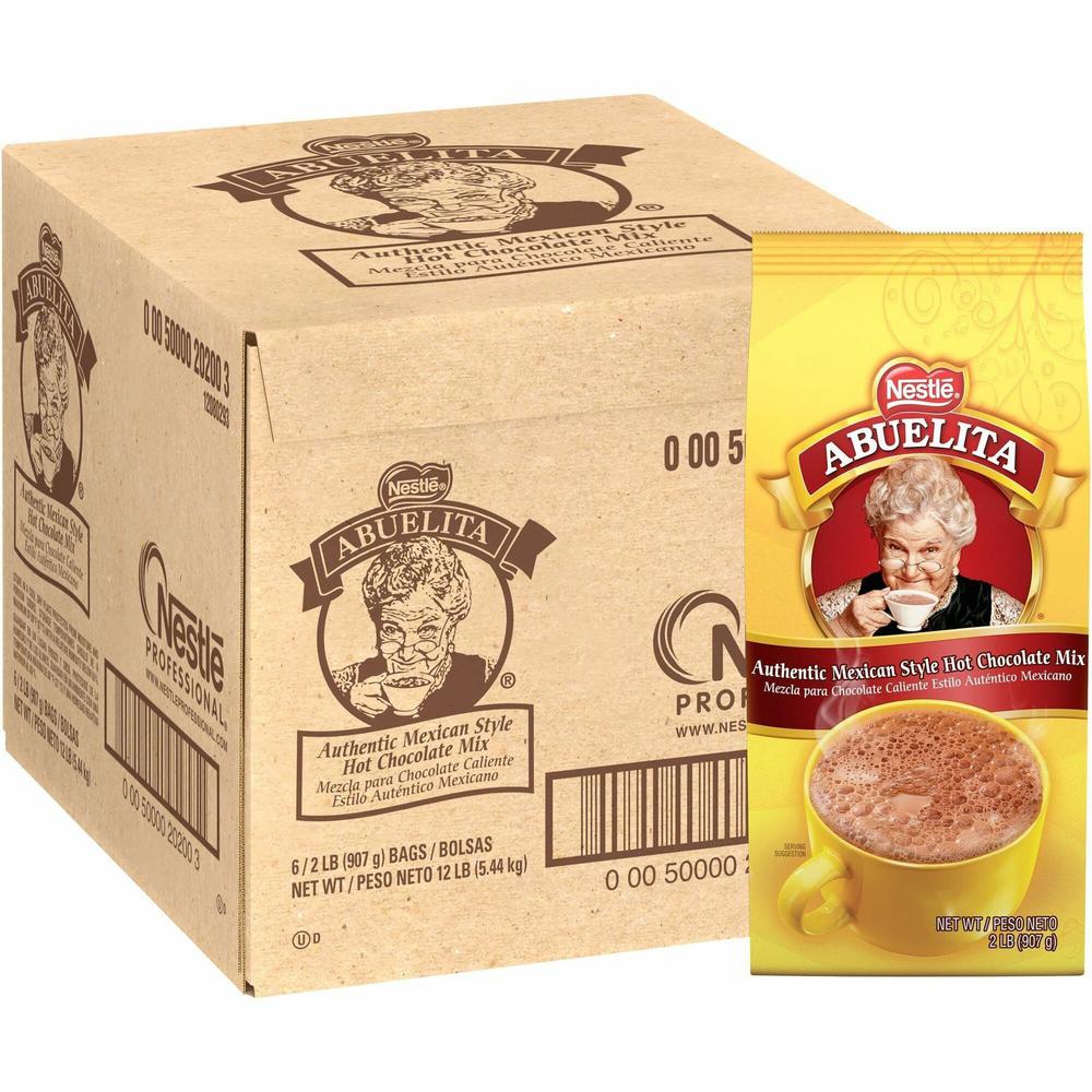 Nestle Abuelita Mexican Style Hot Chocolate Mix - 2 lb - 6 / Carton. Picture 1
