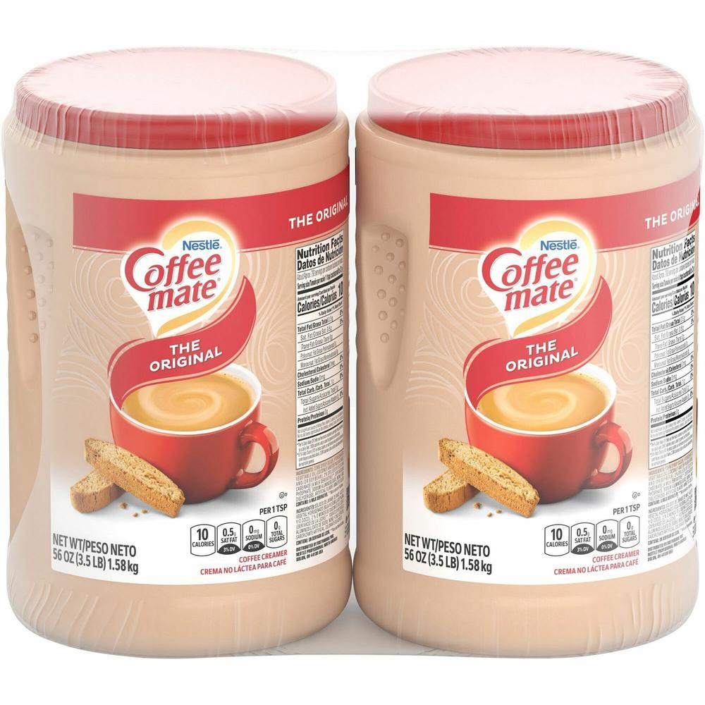 Coffee mate Original Creamer - Original Flavor - 3.50 lb (56 oz) - 2/Pack. Picture 1