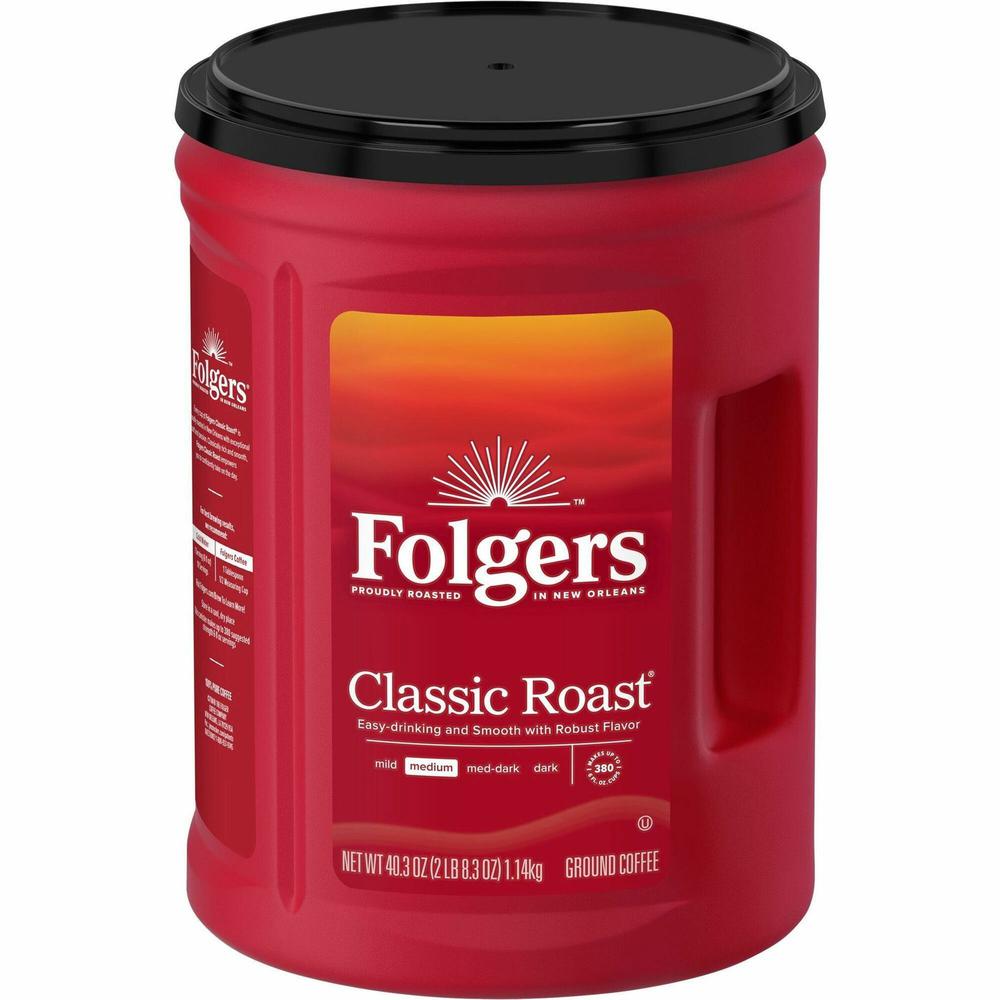 Folgers Ground Canister Classic Roast Coffee - Medium - 1 Each. Picture 1