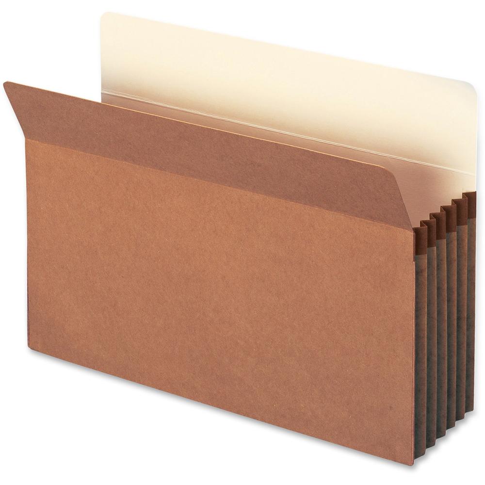 Smead TUFF Pocket Straight Tab Cut Legal Recycled File Pocket - 8 1/2" x 14" - Top Tab Location - Redrope - Redrope - 30% Recycled - 10 / Box. The main picture.