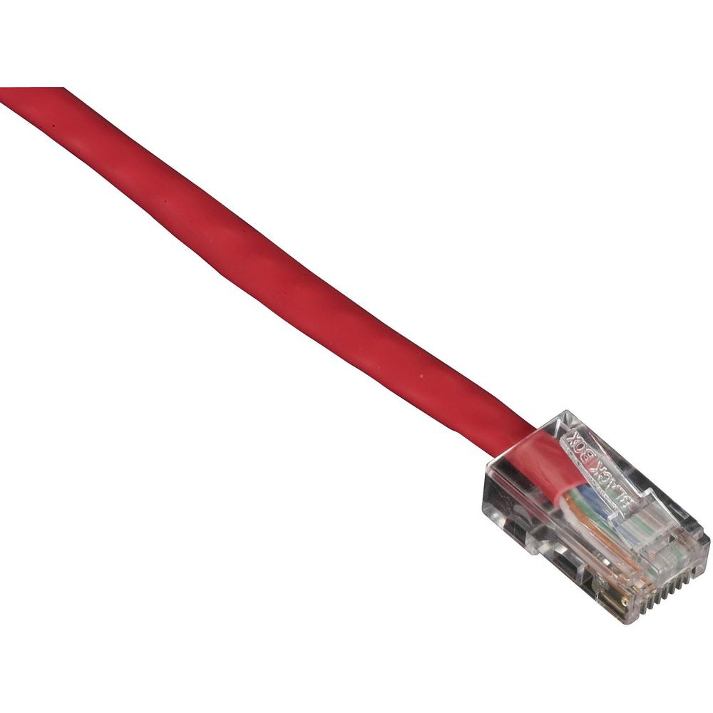 Black Box Gigabase Cat. 5E UTP Patch Cable - RJ-45 Male - RJ-45 Male - 3ft - Red. The main picture.