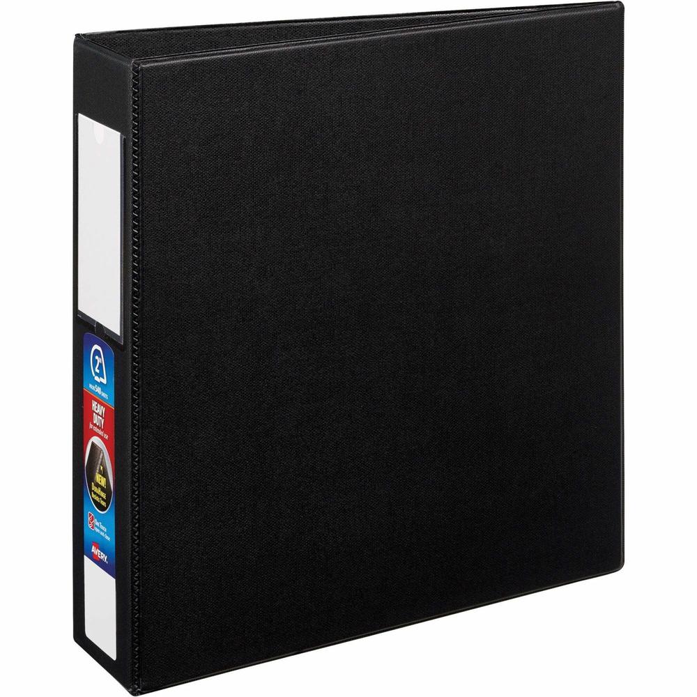 Avery&reg; Heavy-Duty Binder with Locking One Touch EZD Rings - 2" Binder Capacity - Letter - 8 1/2" x 11" Sheet Size - 540 Sheet Capacity - Ring Fastener(s) - 4 Pocket(s) - Polypropylene - Recycled -. Picture 1