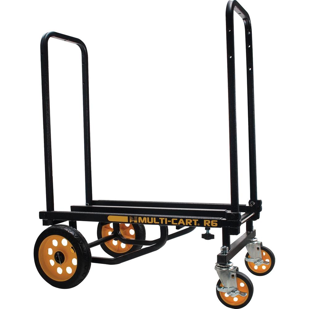 Multi-Cart 8-in-1 Cart - 500 lb Capacity - 4 Casters - 8" , 4" Caster Size - Metal - x 17.5" Width x 42.5" Depth x 33.6" Height - Black - 1 Each. Picture 1