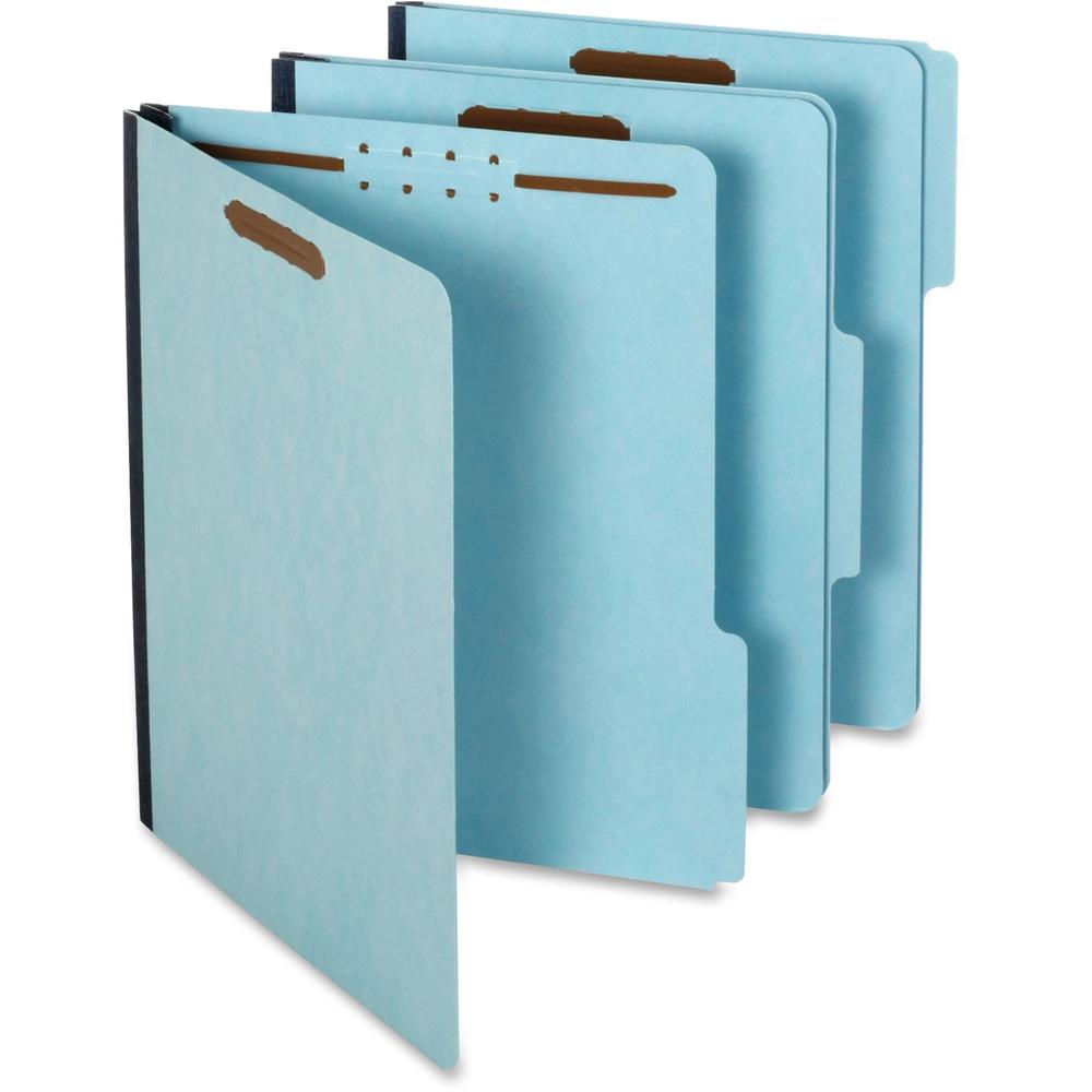 Pendaflex 1/3 Tab Cut Letter Recycled Classification Folder - 8 1/2" x 11" - 1" Expansion - 2 Fastener(s) - 2" Fastener Capacity for Folder - Top Tab Location - Assorted Position Tab Position - Pressb. Picture 1