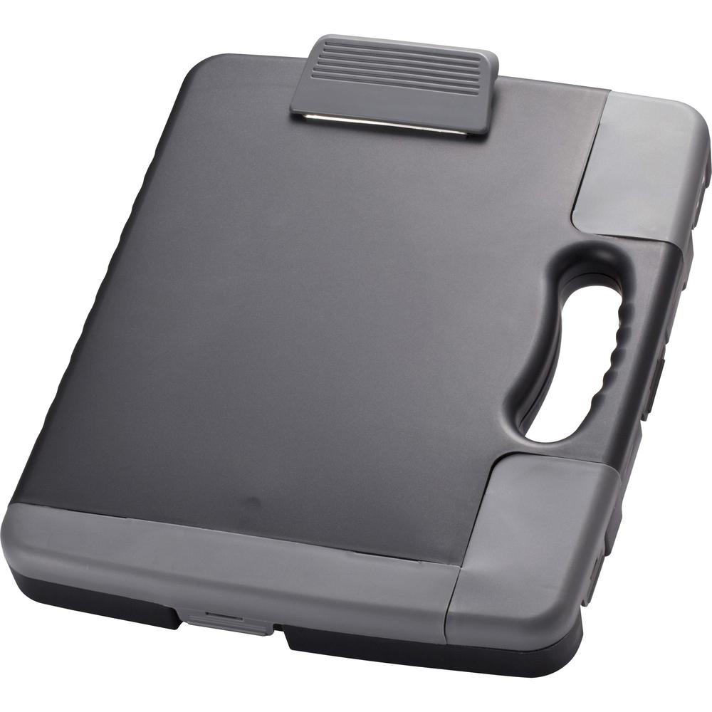 Officemate Portable Clipboard Storage Case - Storage for Stationary - Low-profile - Charcoal - 1 Each. The main picture.