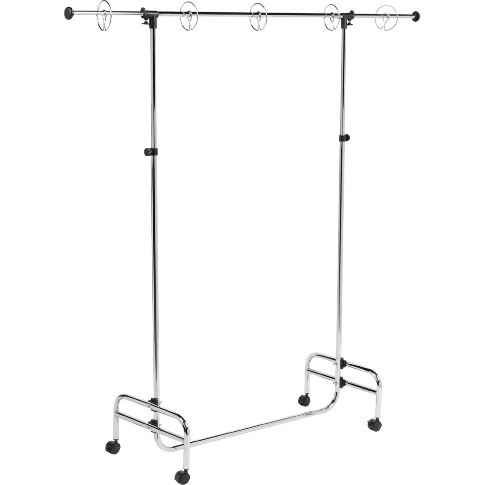 Pacon Chart Stand - 78" Height x 77" Width - Metal - Silver. Picture 1