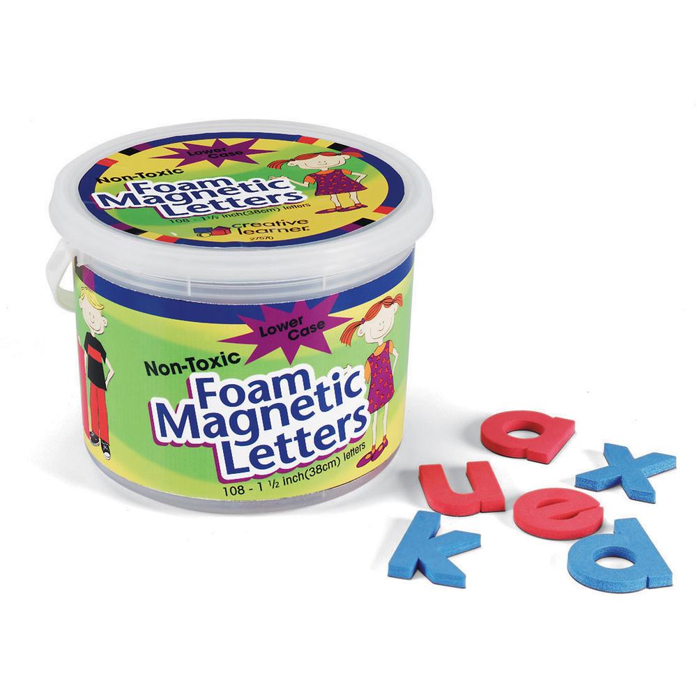 Pacon Foam Magnetic Letters - Magnetic - Non-toxic - Assorted - Foam - 108 / Set. Picture 1