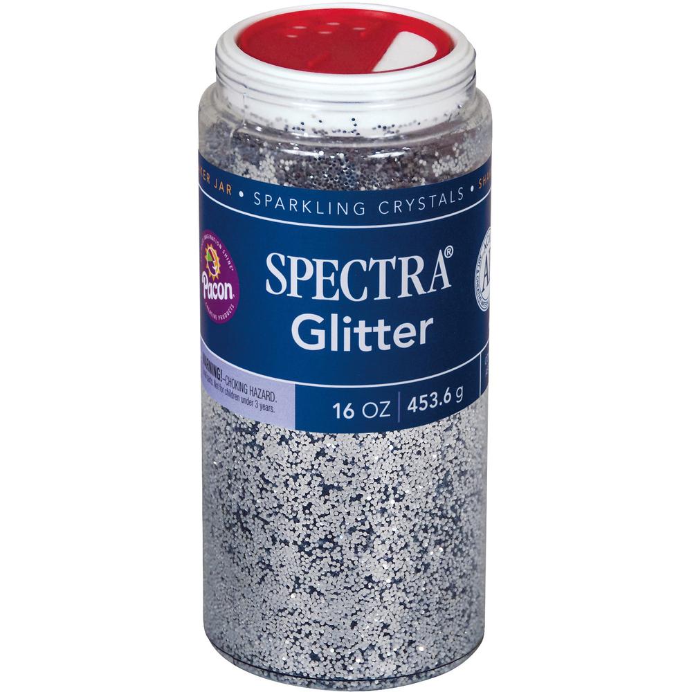 Spectra Glitter Sparkling Crystals - 16 oz - 1 Each - Silver. Picture 1