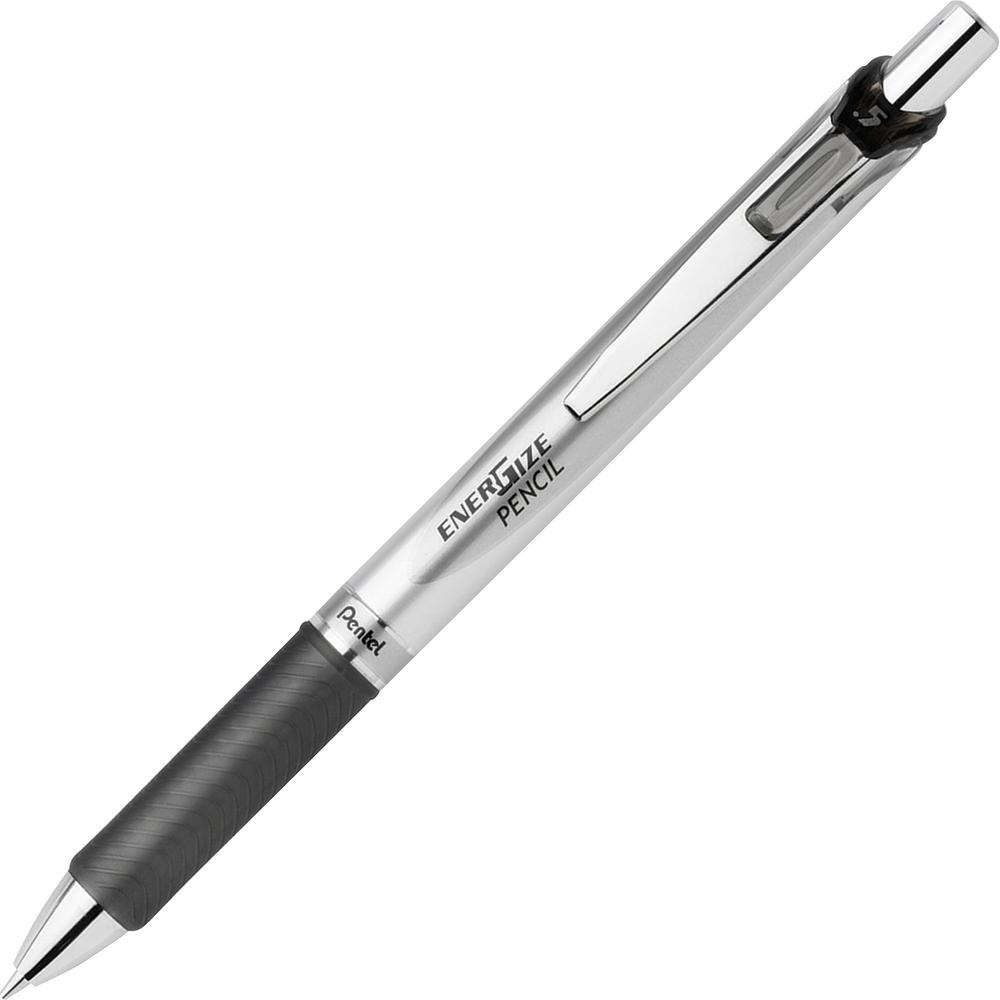 Pentel EnerGize Mechanical Pencils - #2 Lead - 0.5 mm Lead Diameter - Refillable - Black Barrel - 1 Dozen. Picture 1