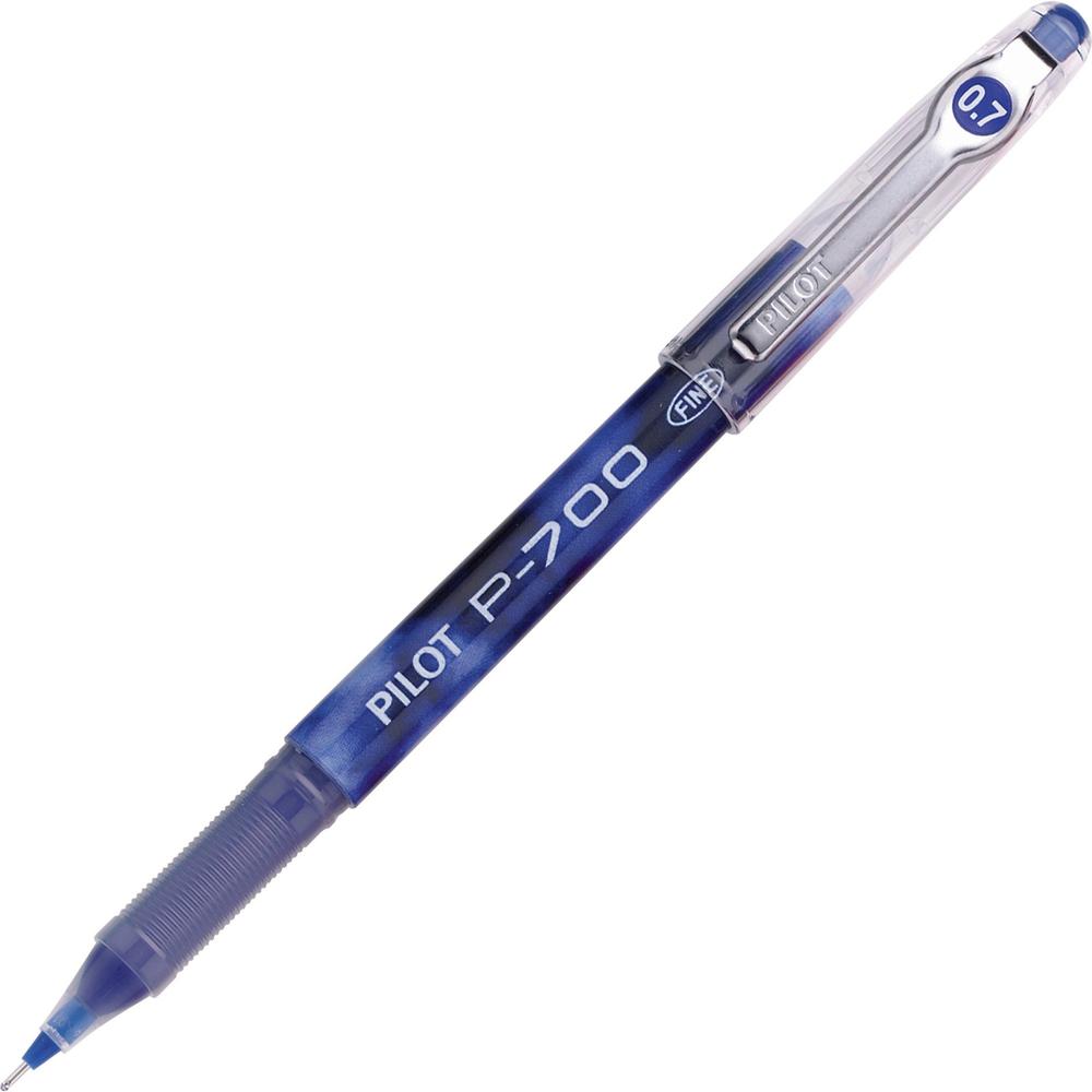 Pilot Precise P-700 Precision Point Fine Capped Gel Rolling Ball Pens - Fine Pen Point - 0.7 mm Pen Point Size - Blue Gel-based Ink - Blue Barrel - 1 Dozen. Picture 1