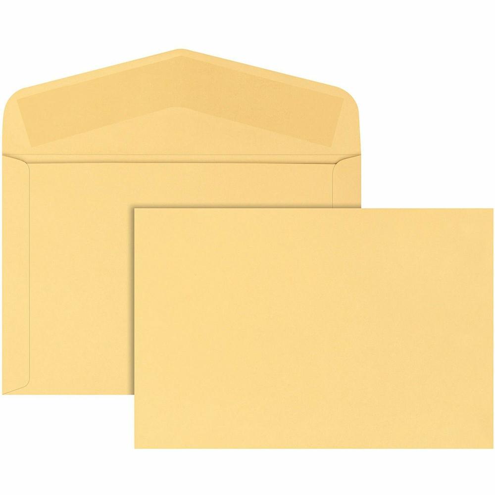 Quality Park 10 x 15 Heavy-Duty Document Mailers - Catalog - 10" Width x 15" Length - 32 lb - Gummed - 100 / Box - Cameo. Picture 1