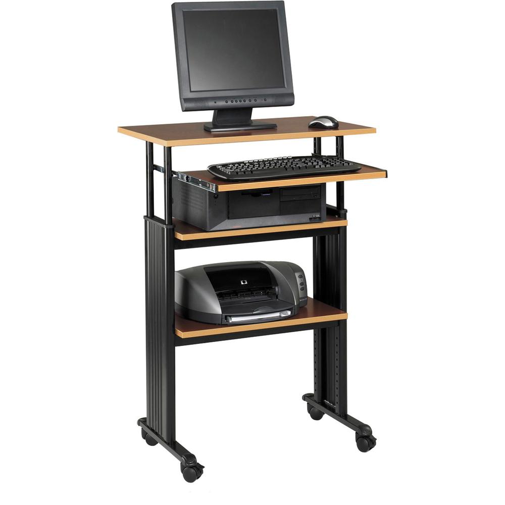 Safco Muv Stand-up Adjustable Height Desk - For - Table TopRectangle Top - Adjustable Height - 35" to 49" , 1" , 1" , 14" , 14" Adjustment - Assembly Required - Steel - 1 Each. Picture 1