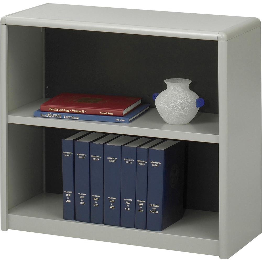 Safco ValueMate Bookcase - 31.8" x 13.5" x 28" - 2 x Shelf(ves) - Assembly Required. Picture 1