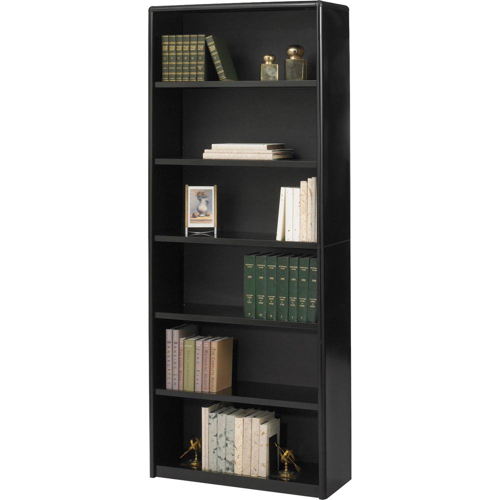 Safco Value Mate Bookcase - 31.8" x 13.5" x 80" - 6 x Shelf(ves) - Assembly Required. The main picture.