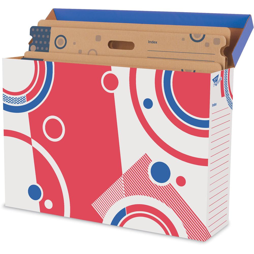 Trend Bulletin Board Storage Boxes - External Dimensions: 27.8" Width x 7.3" Depth x 19" Height - For Multipurpose - 1 Each. Picture 1