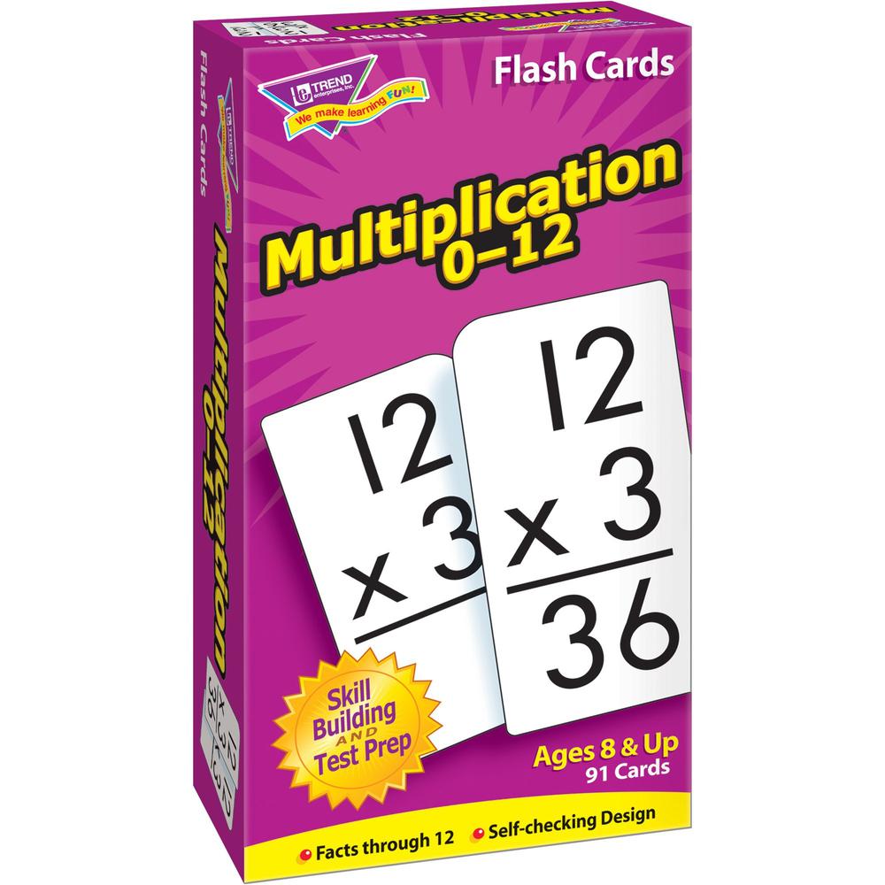 Trend Math Flash Cards - Educational - 1 / Box. Picture 1