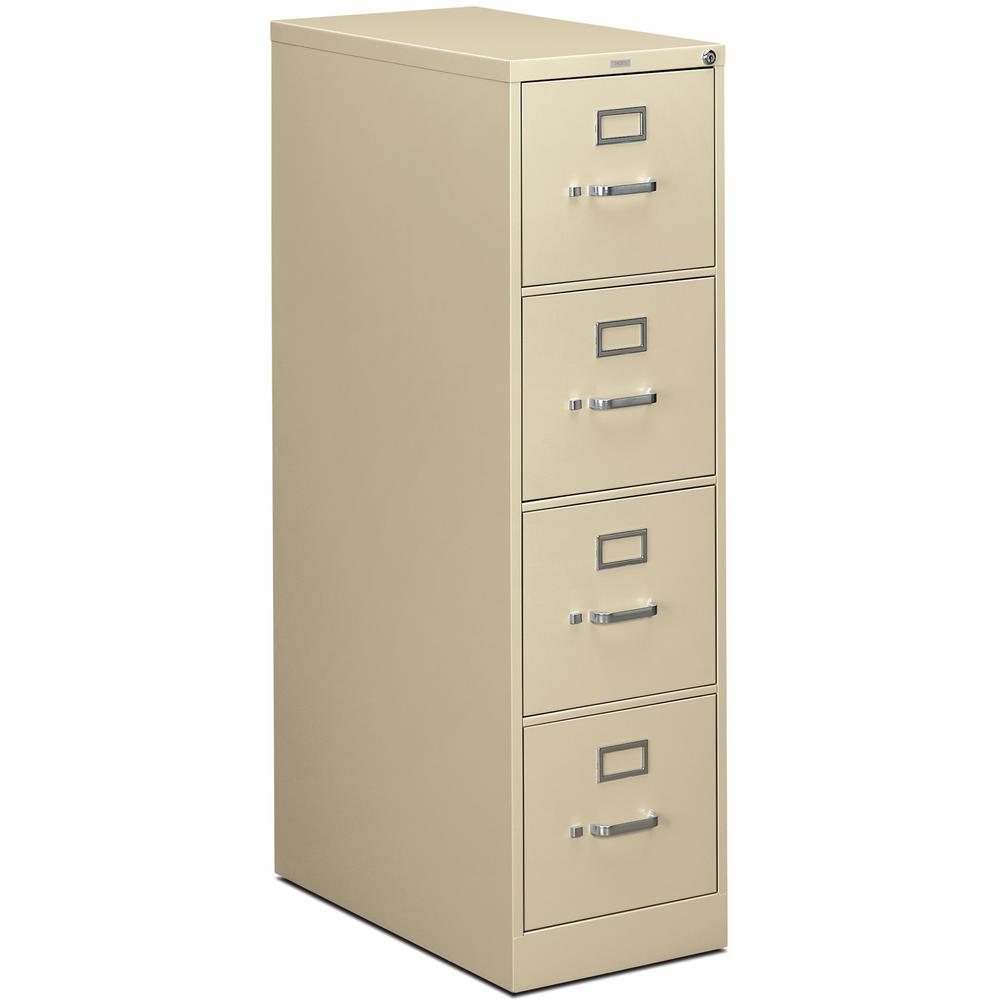 HON 310 H314 File Cabinet - 15" x 26.5"52" - 4 Drawer(s) - Finish: Putty. Picture 1