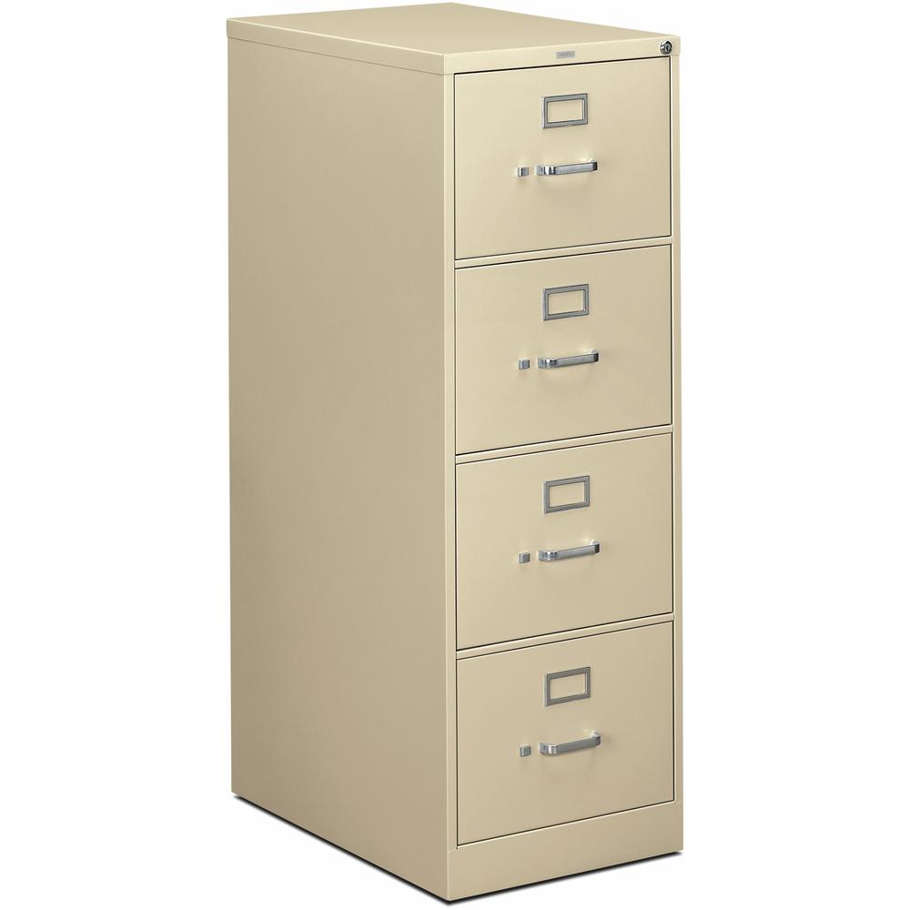 HON 310 H314C File Cabinet - 18.3" x 26.5"52" - 4 Drawer(s) - Finish: Putty. Picture 1