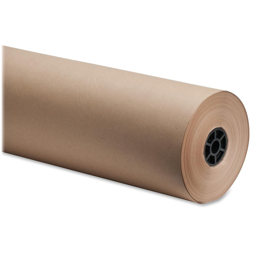 Sparco Bulk Kraft Wrapping Paper - 36" Width x 800 ft Length - 1 Wrap(s) - Kraft - Brown - 1 / Box. Picture 1