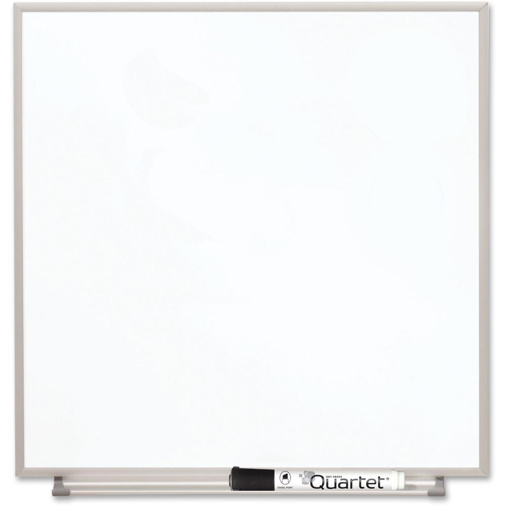 Quartet Matrix Whiteboard - 16" Height x 16" Width - White Surface - Magnetic, Durable - Silver Aluminum Frame - 1 Each. Picture 1
