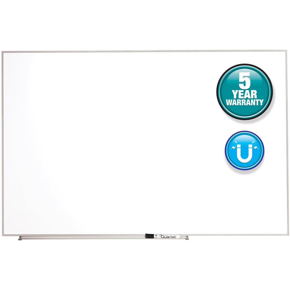Quartet Matrix Whiteboard - 31" Height x 48" Width - White Surface - Magnetic, Durable - Silver Aluminum Frame - 1 Each. Picture 1